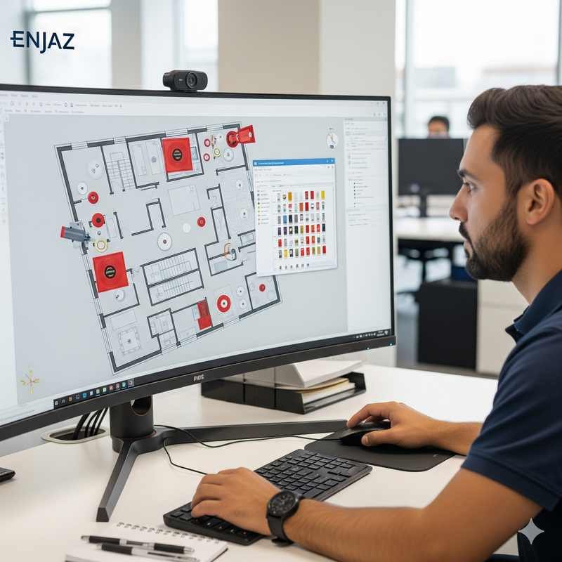 Expert Fire Protection Drawing Preparation in RAK, UAQ, Fujairah and Across the UAE | Enjaz