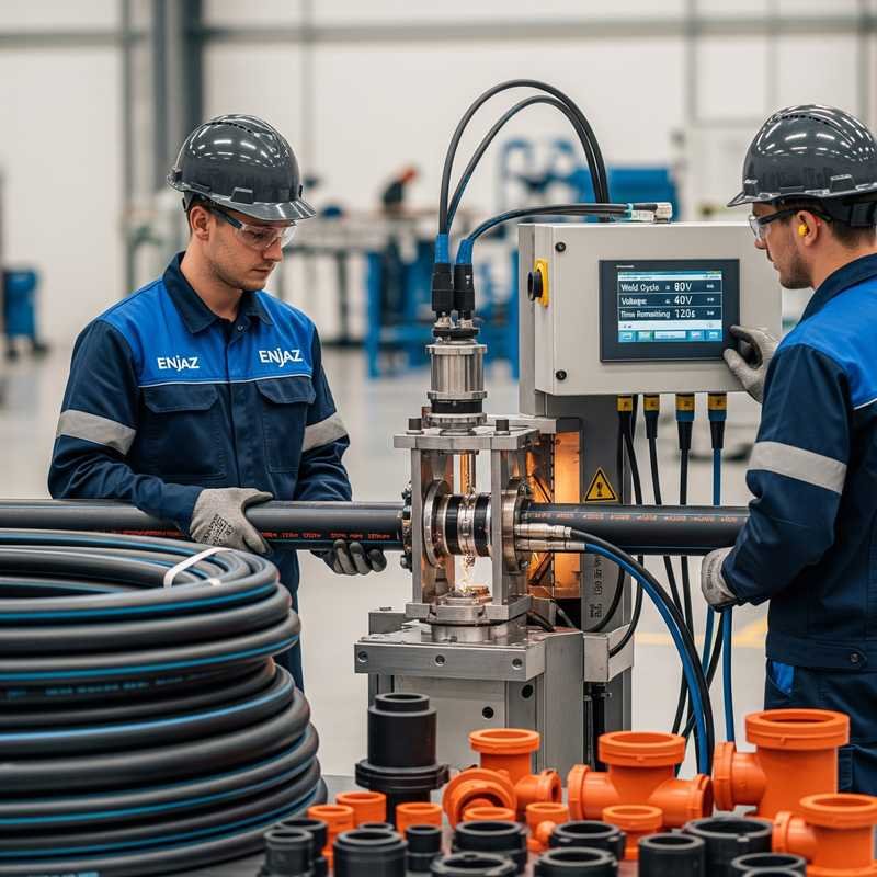 Expert HDPE Piping Supply and Installation in RAK, UAQ, Fujairah and Across the UAE | Enjaz